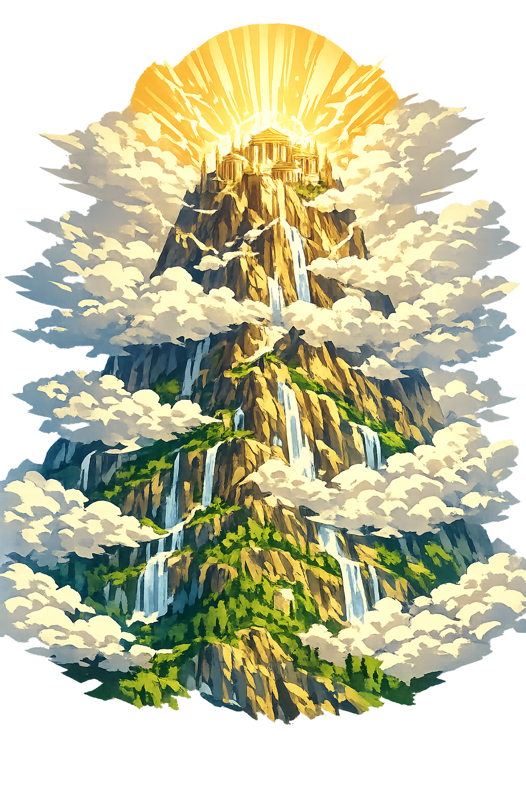 Ólympos — The heavenly mountain home of the gods